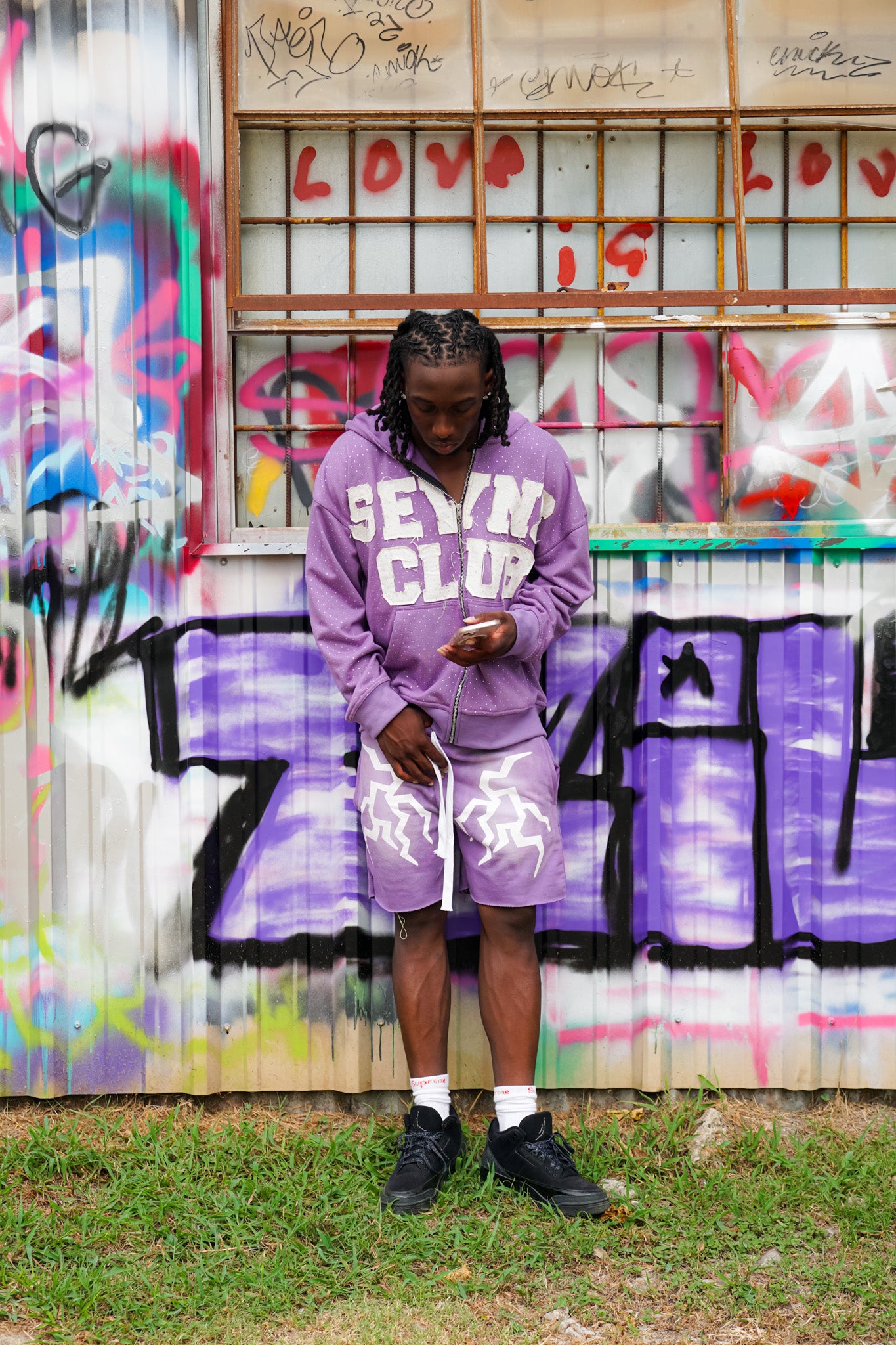 Purple Rhinestone Jacket