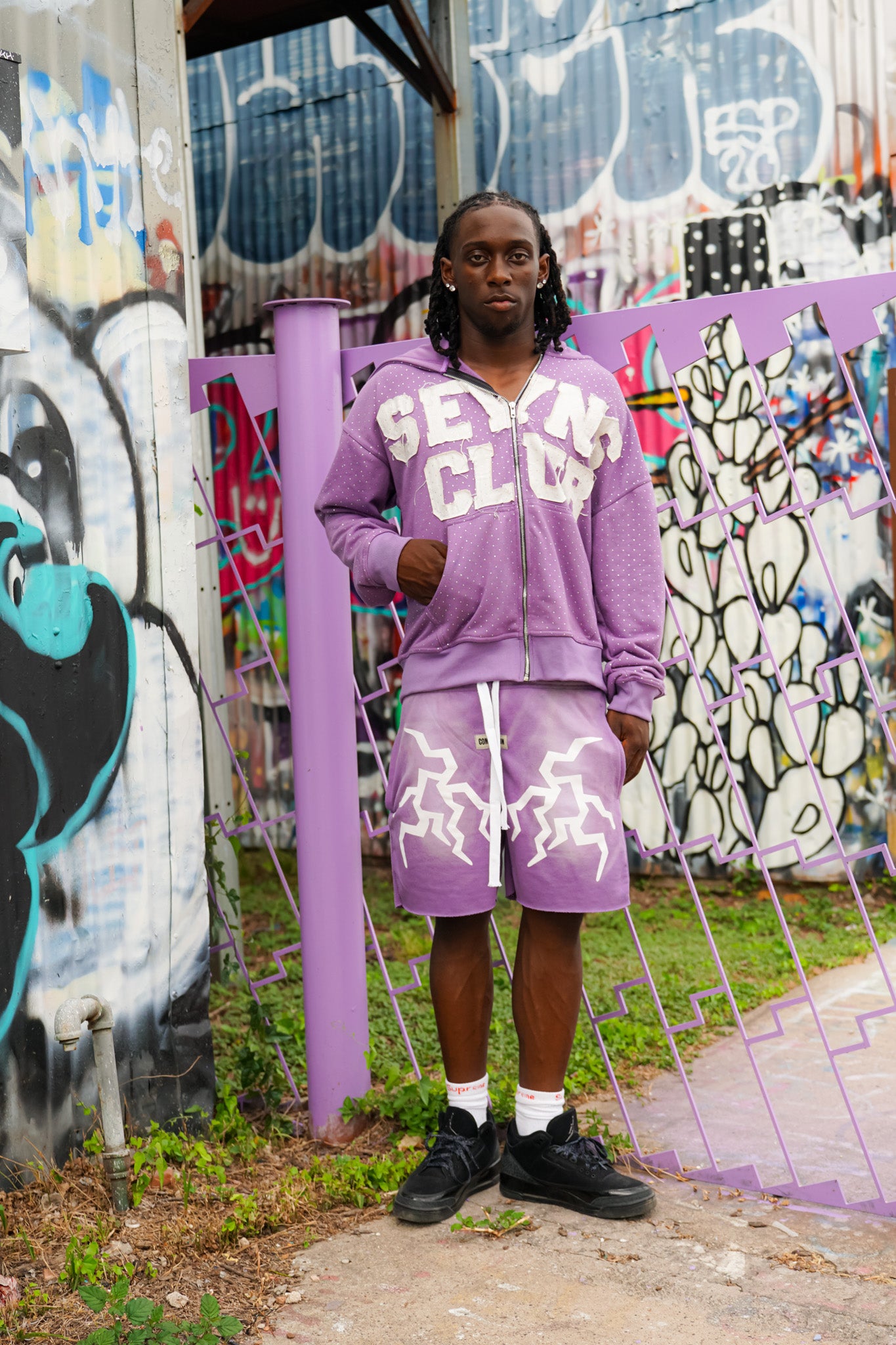 Purple Rhinestone Jacket