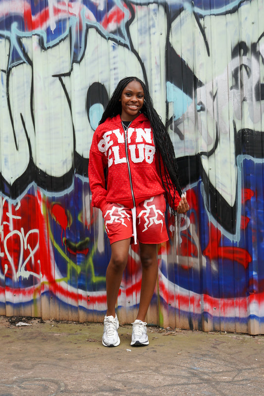 Red Rhinestone Jacket