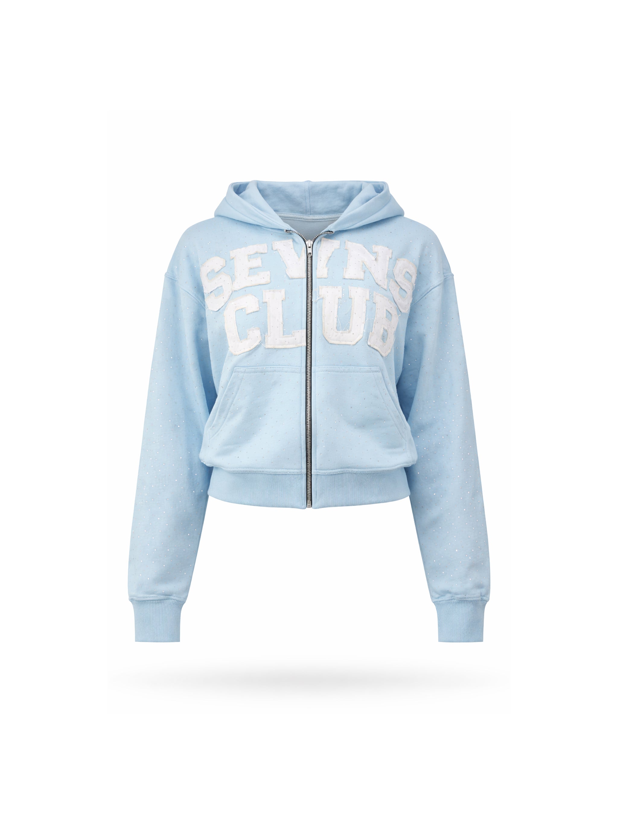 Light blue rhinestone jacket – Sevnsclub7
