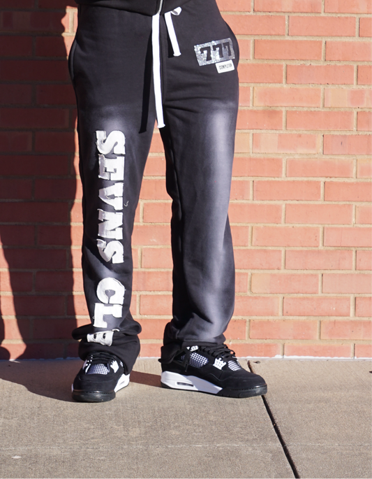 Black Flare Joggers