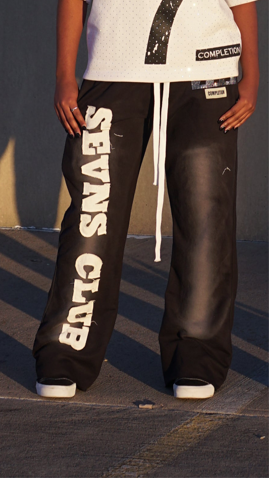 Black Flare Joggers