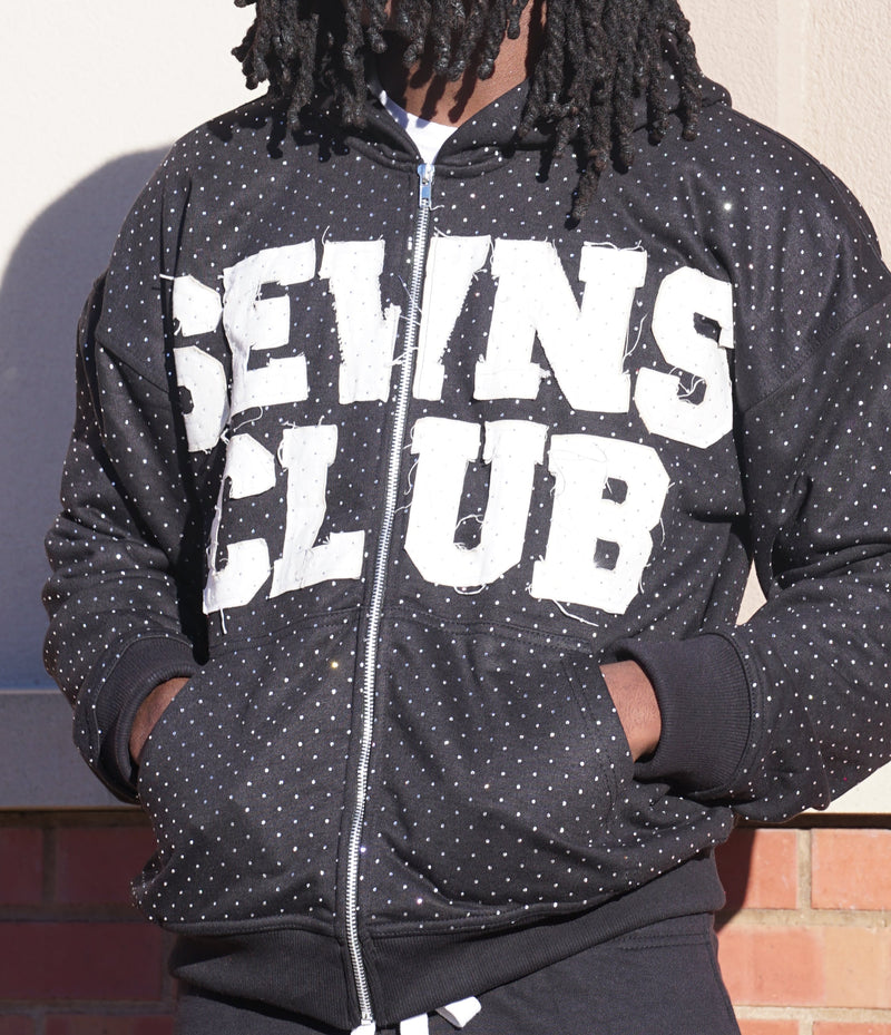 Black Rhinestone Jacket