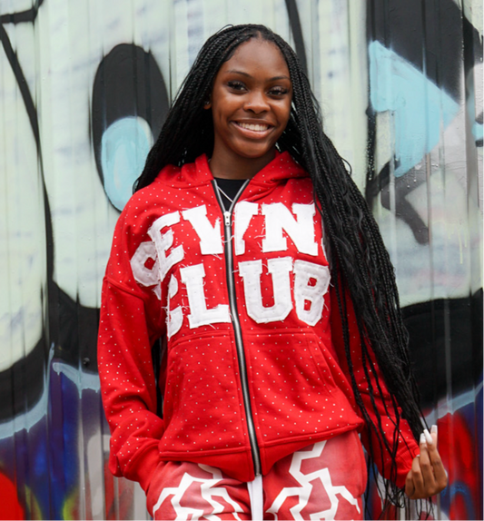 Red Rhinestone Jacket