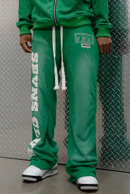 green rhinestone jackets