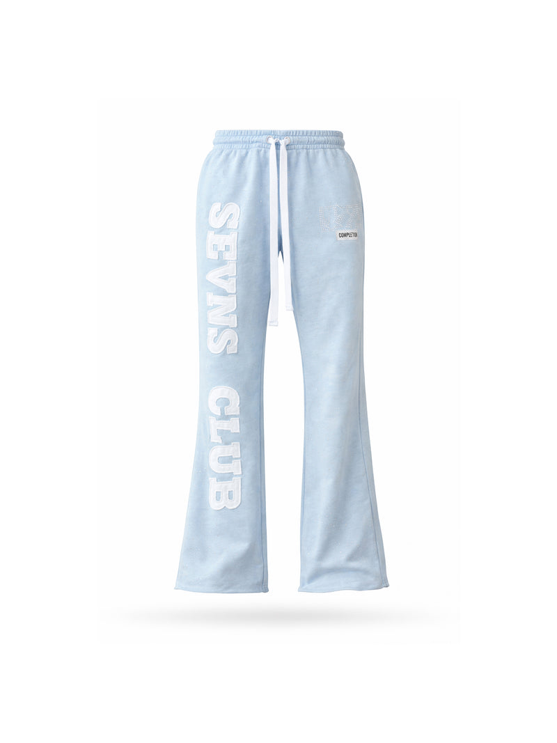 Light blue flare pants