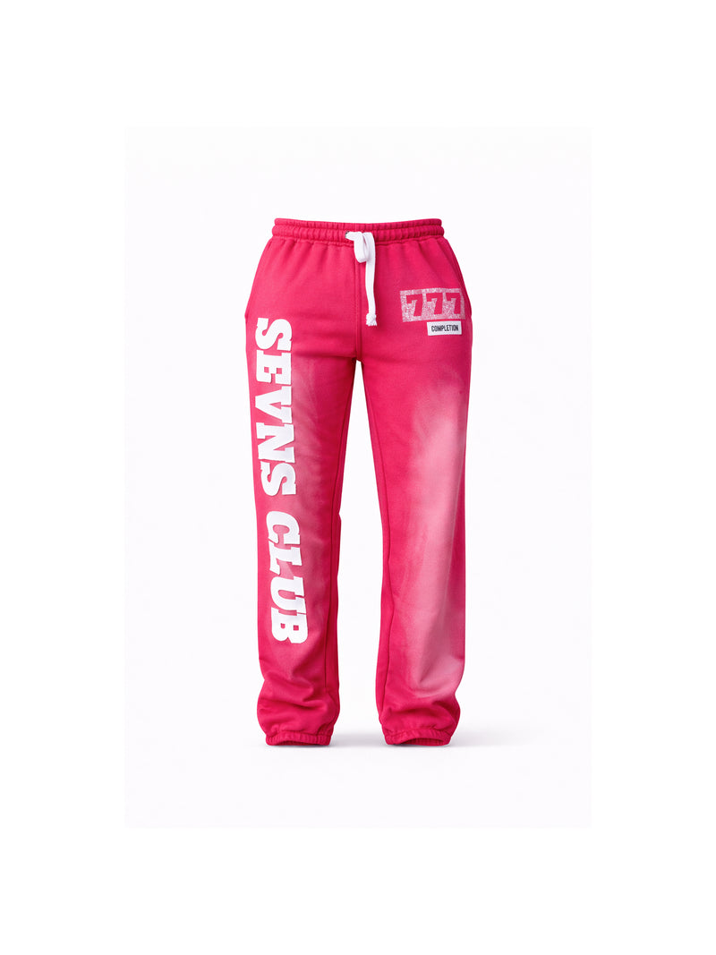 Pink flared jogger