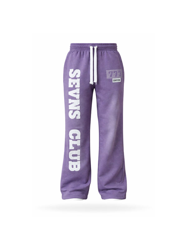 Purple Flared joggers