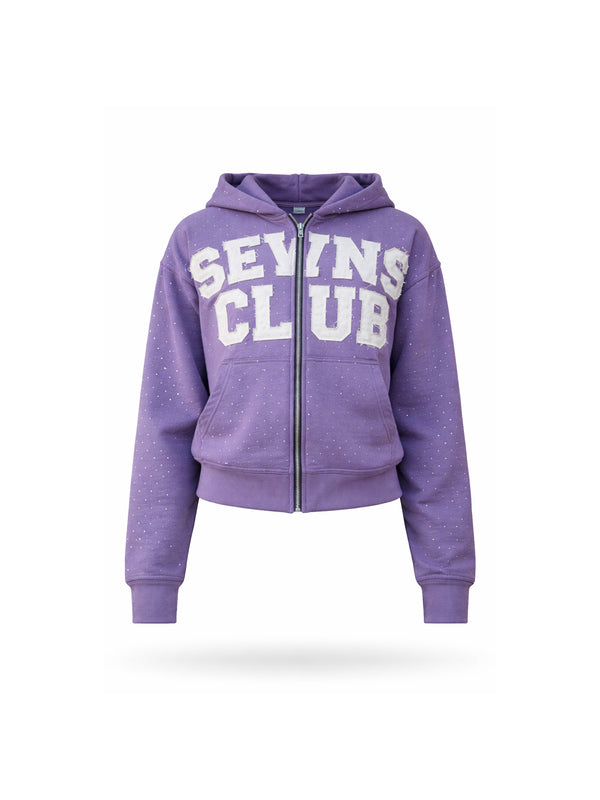 Purple Rhinestone Jacket