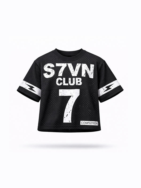 Rhinestone Black and White Jersey