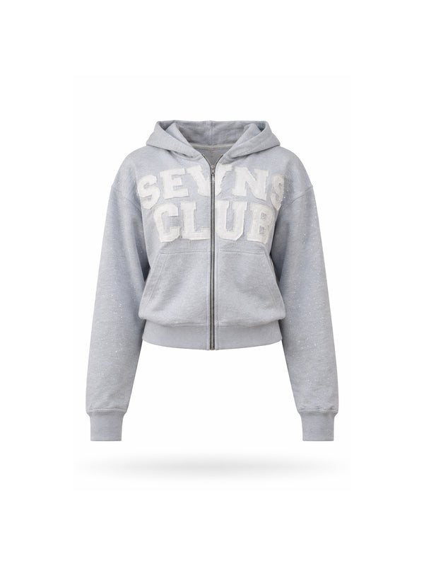 Rhinestones grey jacket