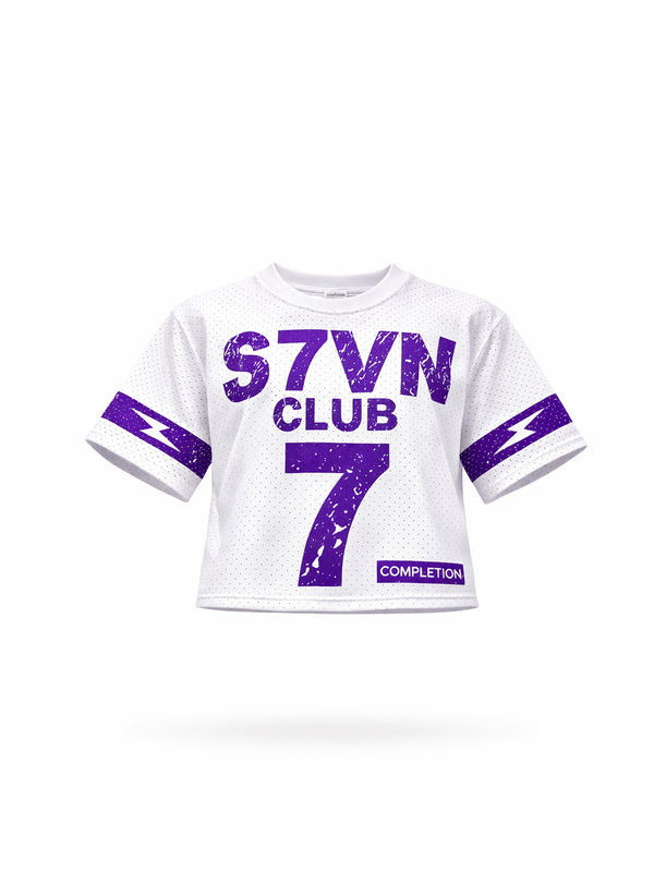 White and purple rhinestone jersey stick in stock